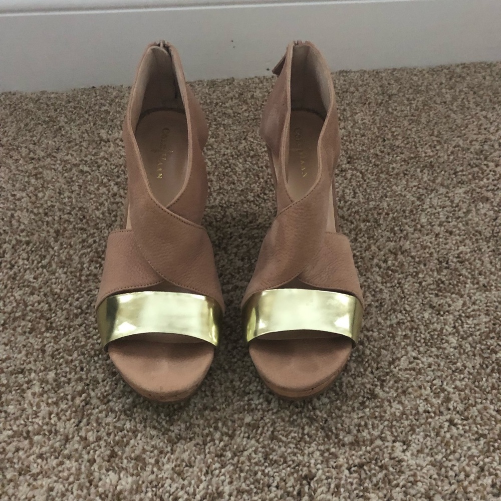 Cole Haan sandal wedges size 7